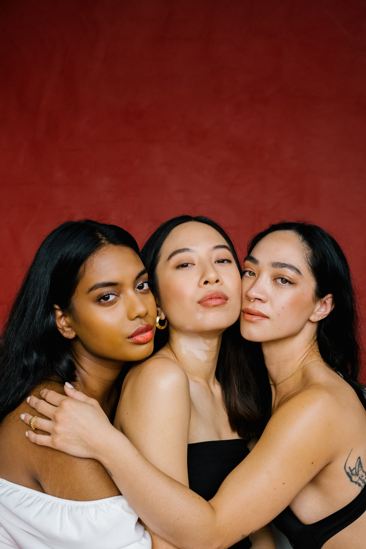 Confident Women with Makeup
